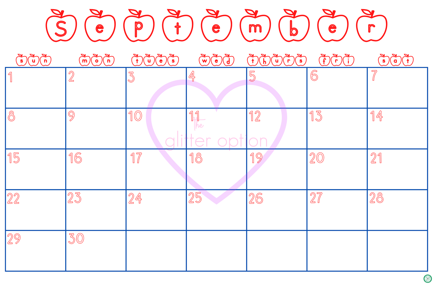 wall calendar poster