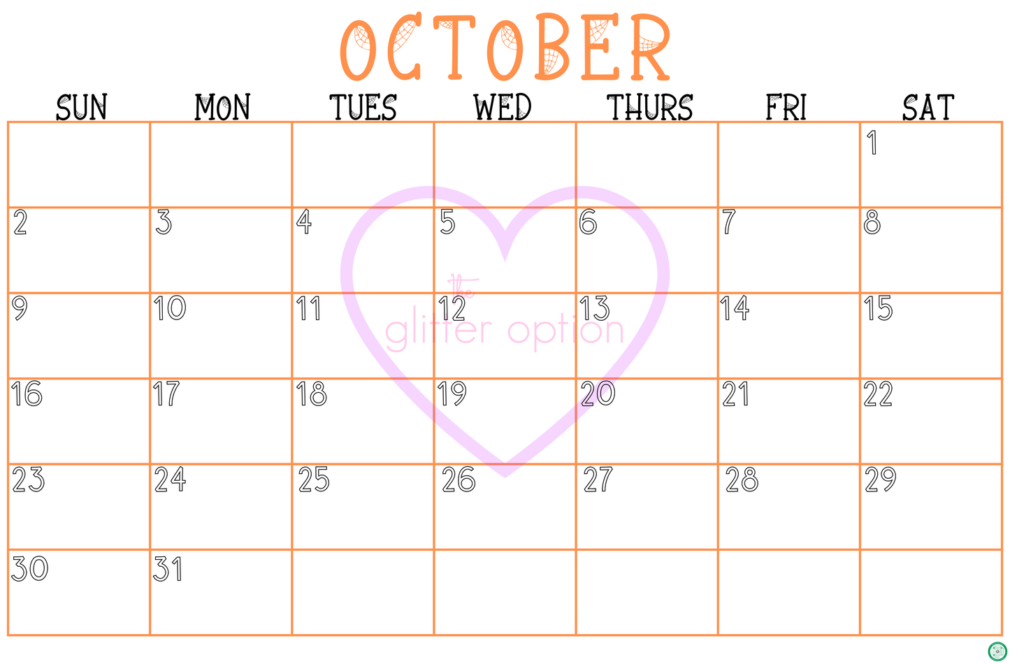 wall calendar poster