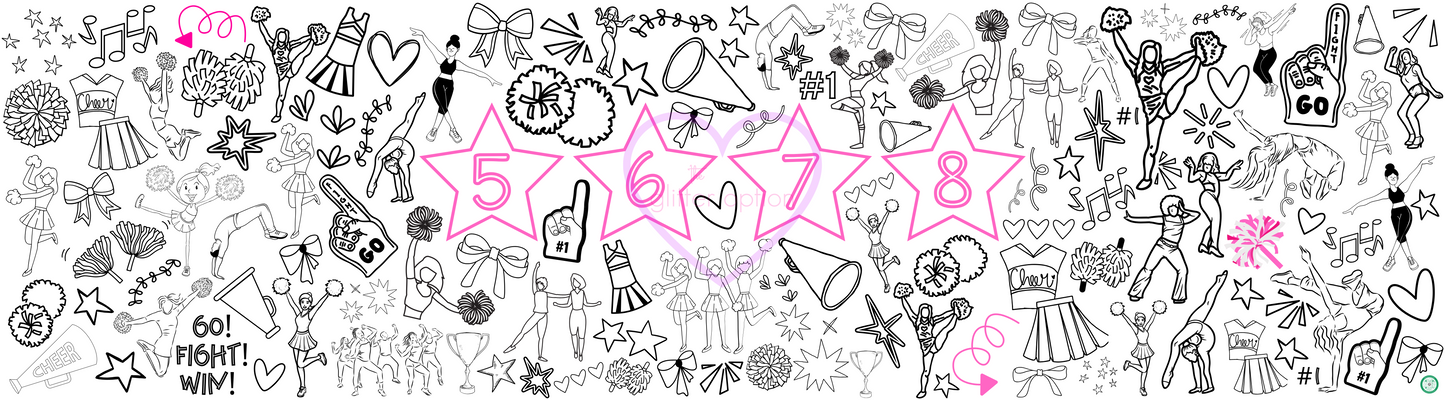 cheer coloring page