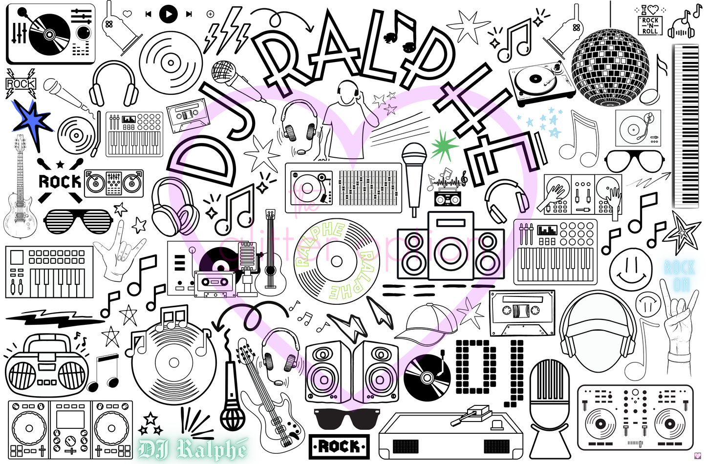 create your own coloring page