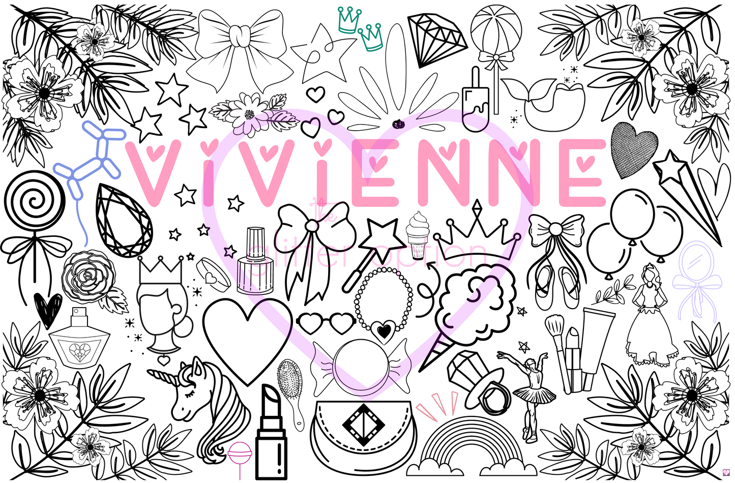 create your own coloring page