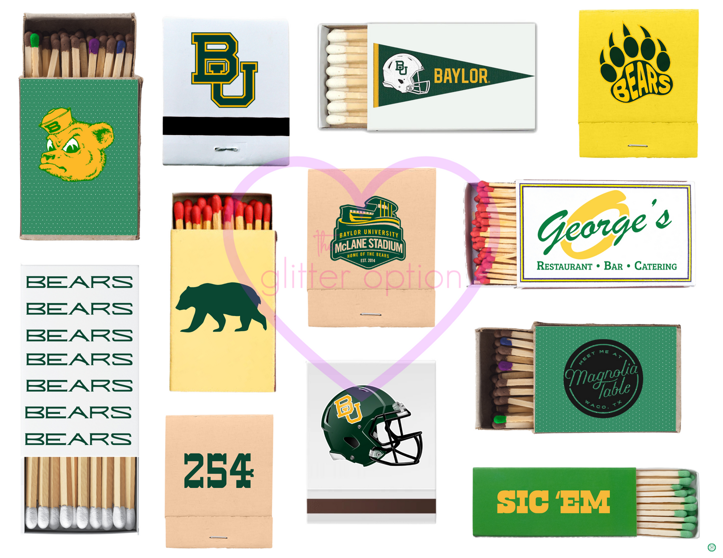 college hot spots art prints