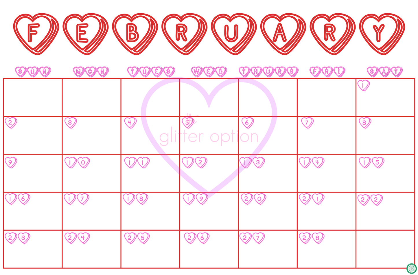 wall calendar poster