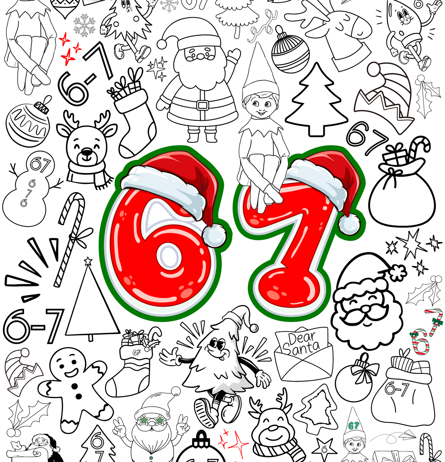 merry 6-7 christmas poster