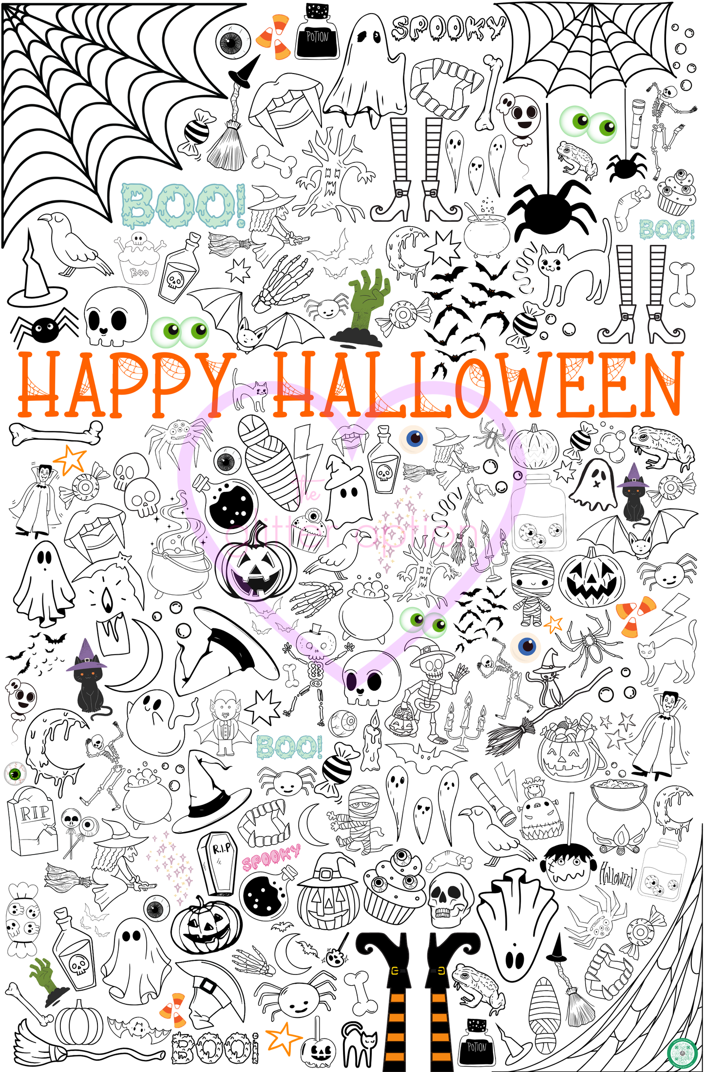 halloween coloring page