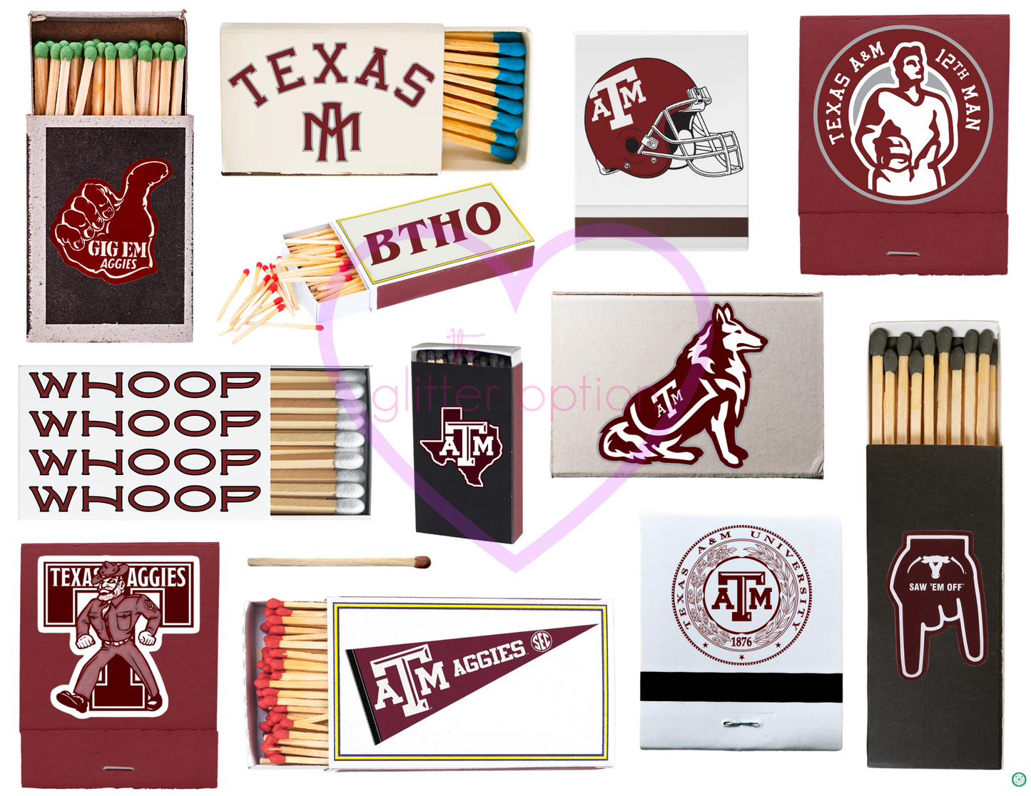 college hot spots art prints