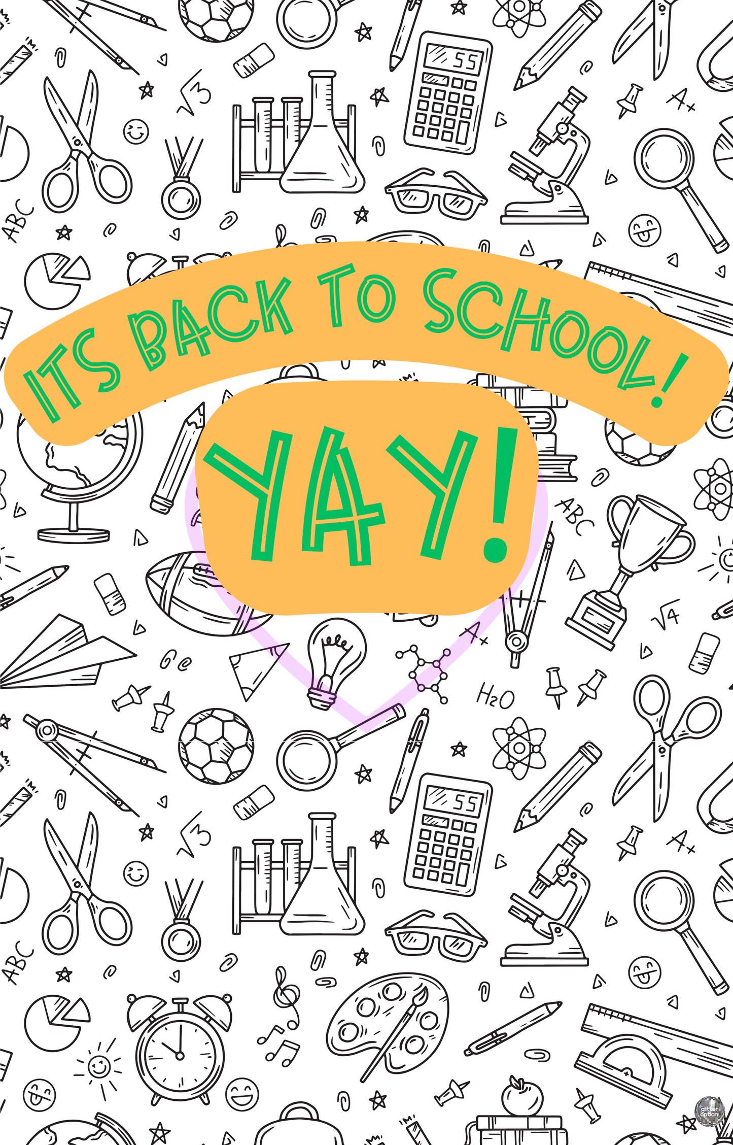back to school poster