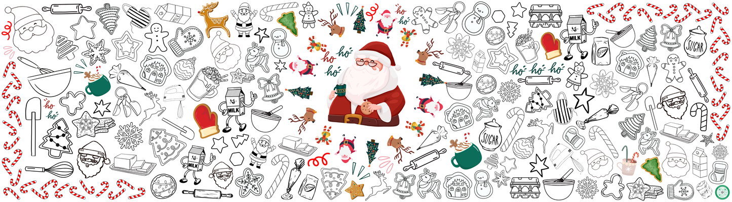 christmas cookie coloring page