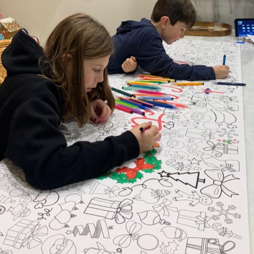 merry christmas coloring page