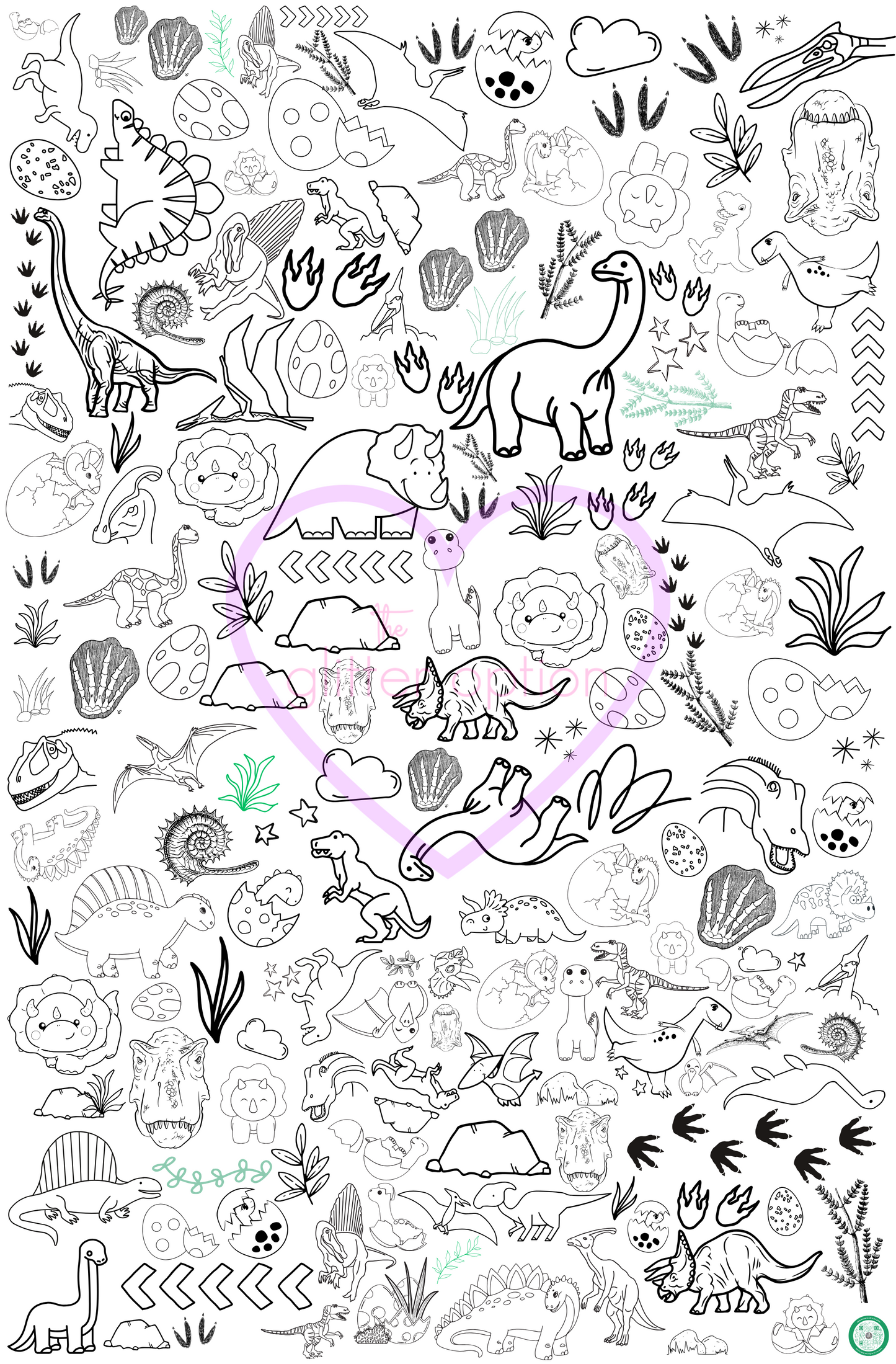 dinosaur coloring page