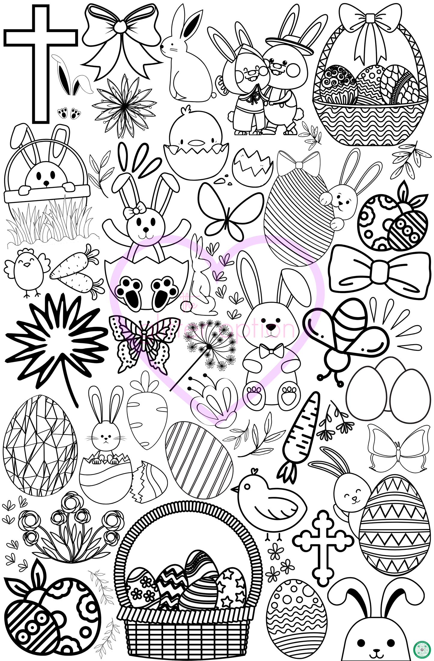 easter coloring page