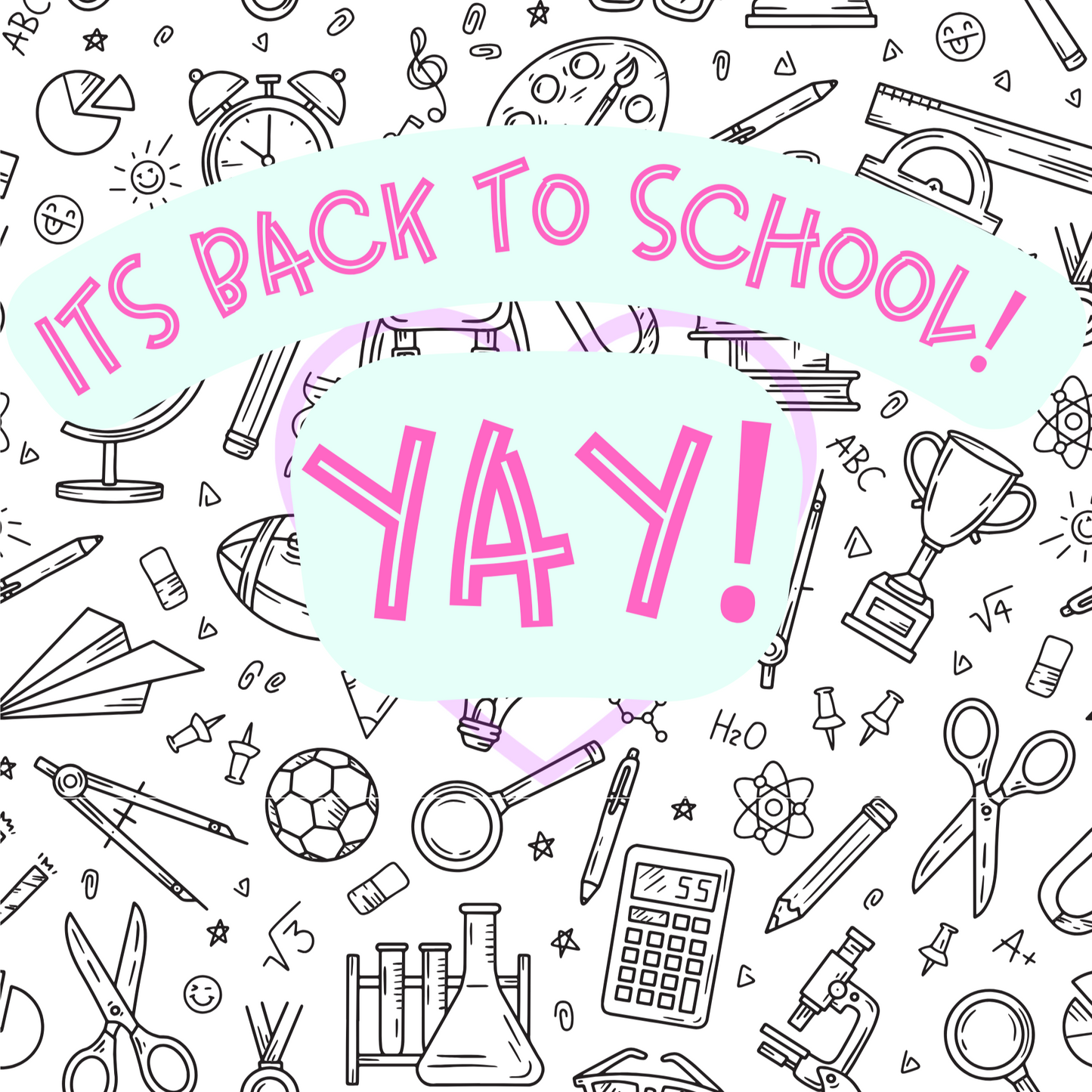 back to school poster