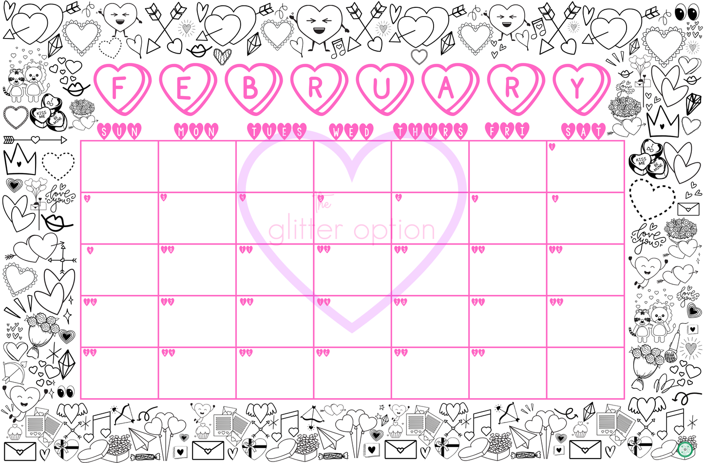 wall calendar poster