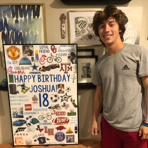 birthday custom poster