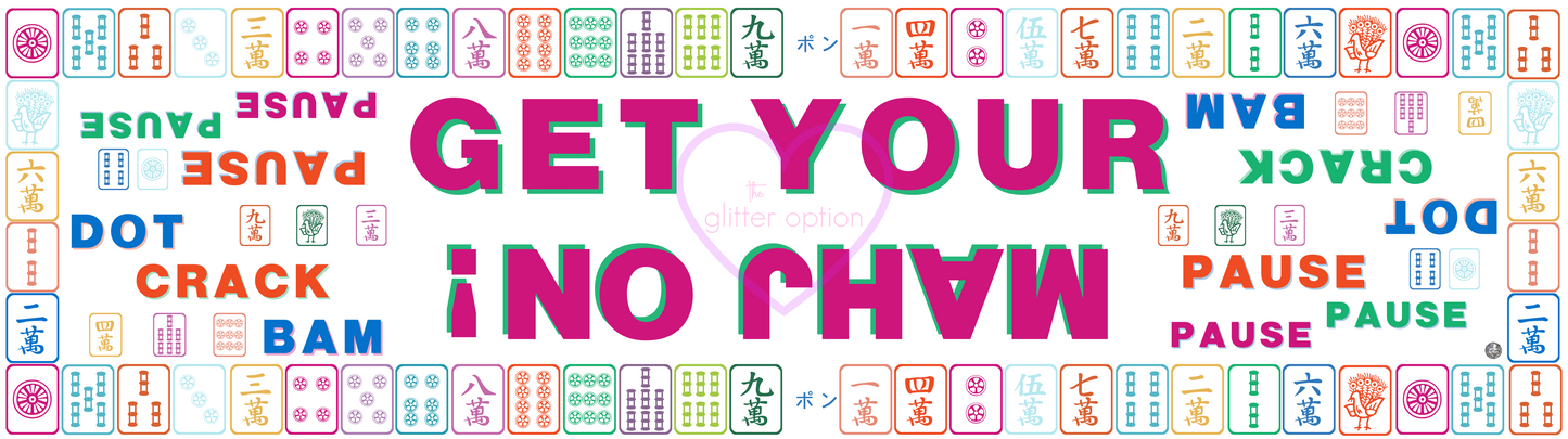 mahjong table runner