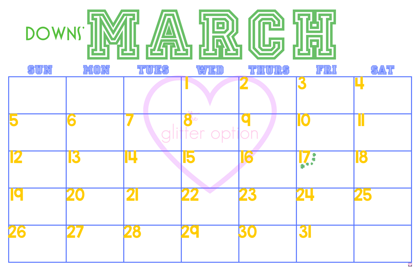 wall calendar poster