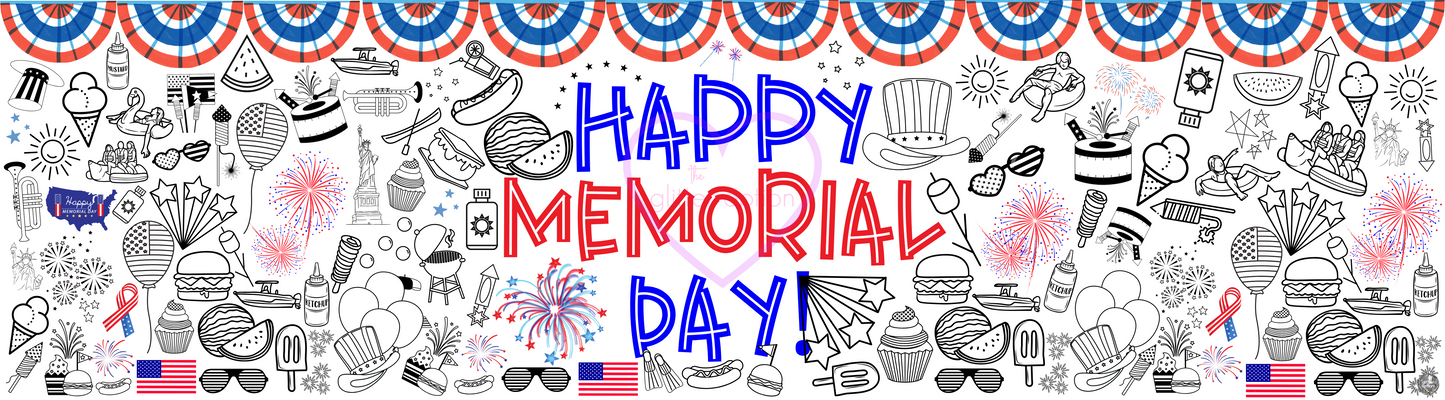 memorial day coloring page