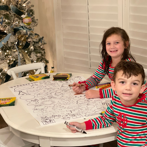 merry christmas coloring page