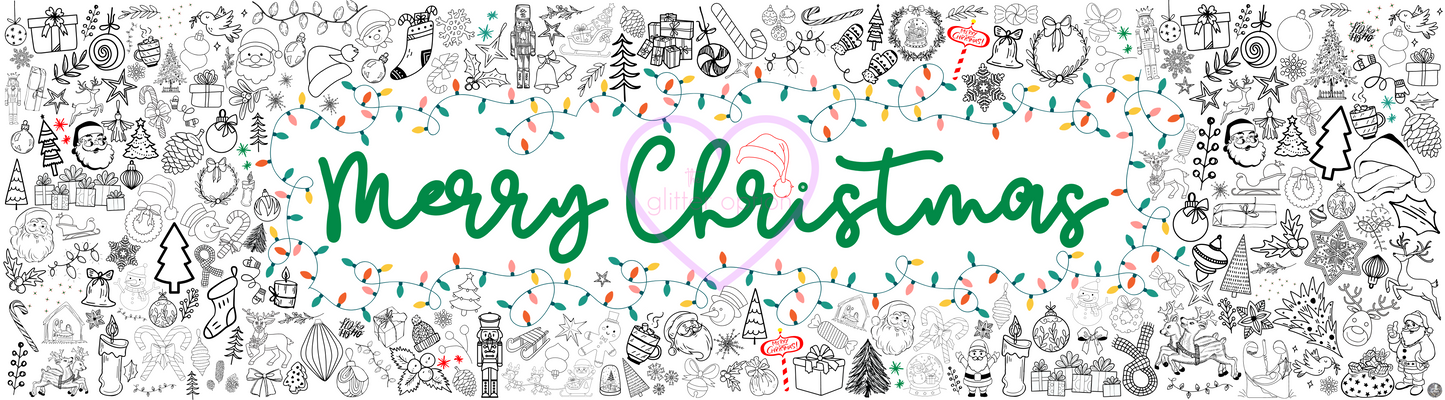 merry christmas coloring page