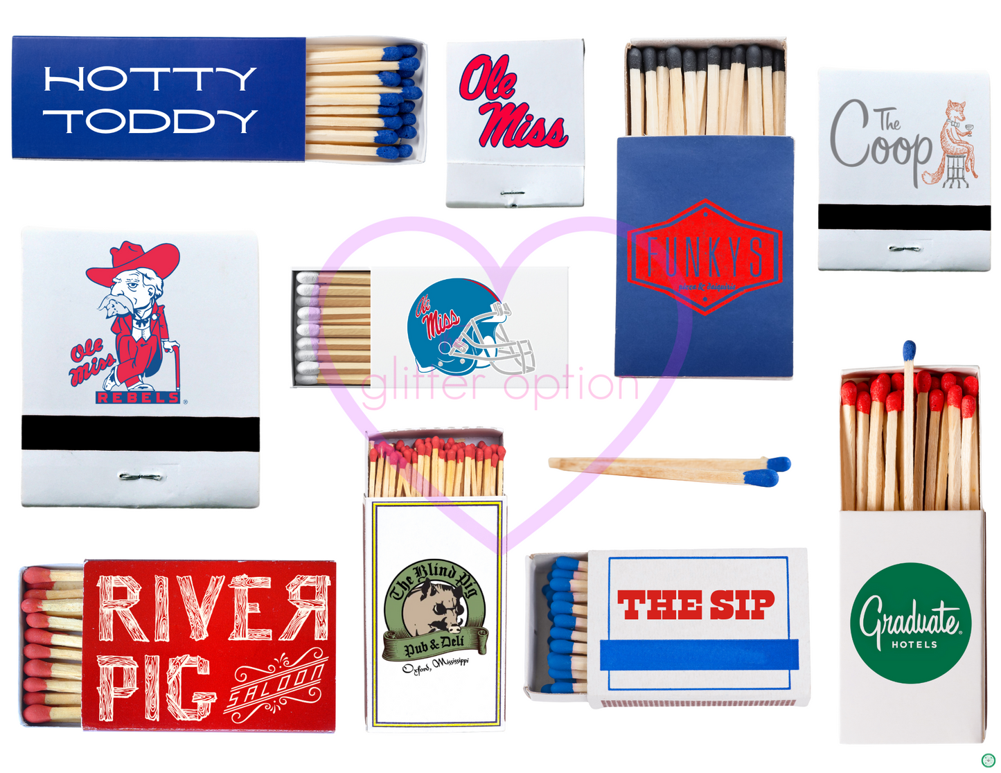 college hot spots art prints