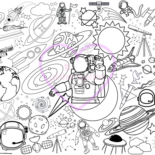 out of this world coloring page