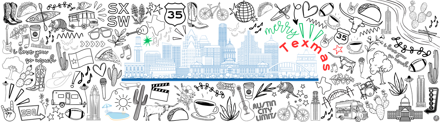 austin coloring page