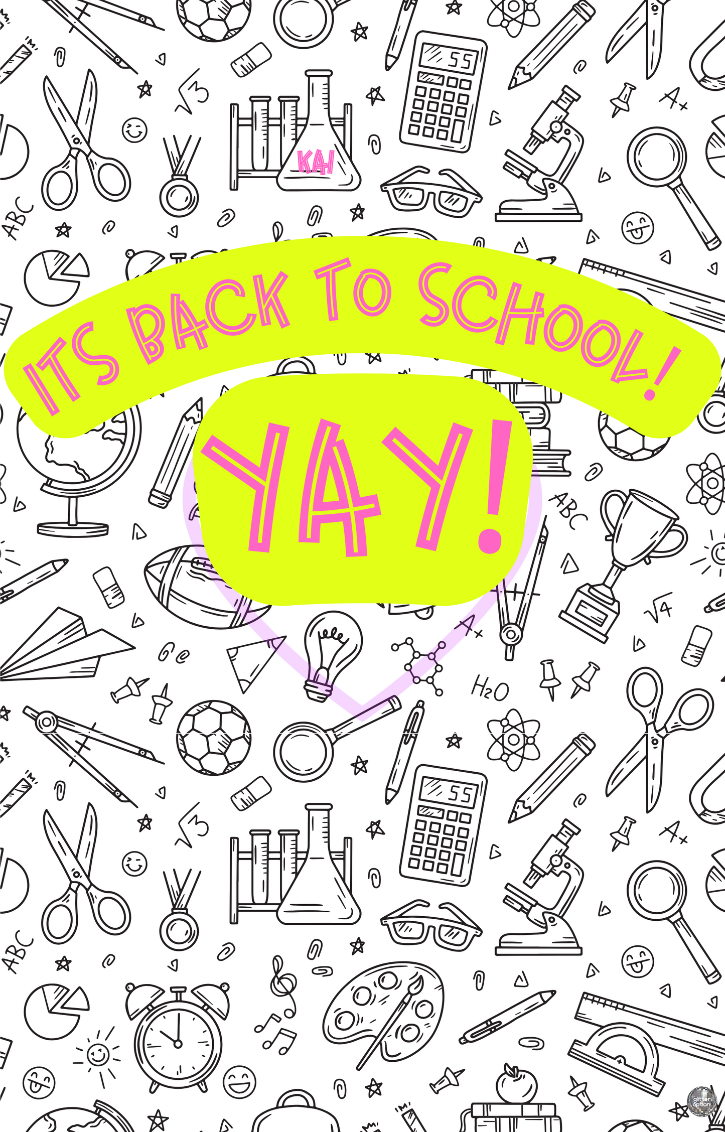 back to school poster