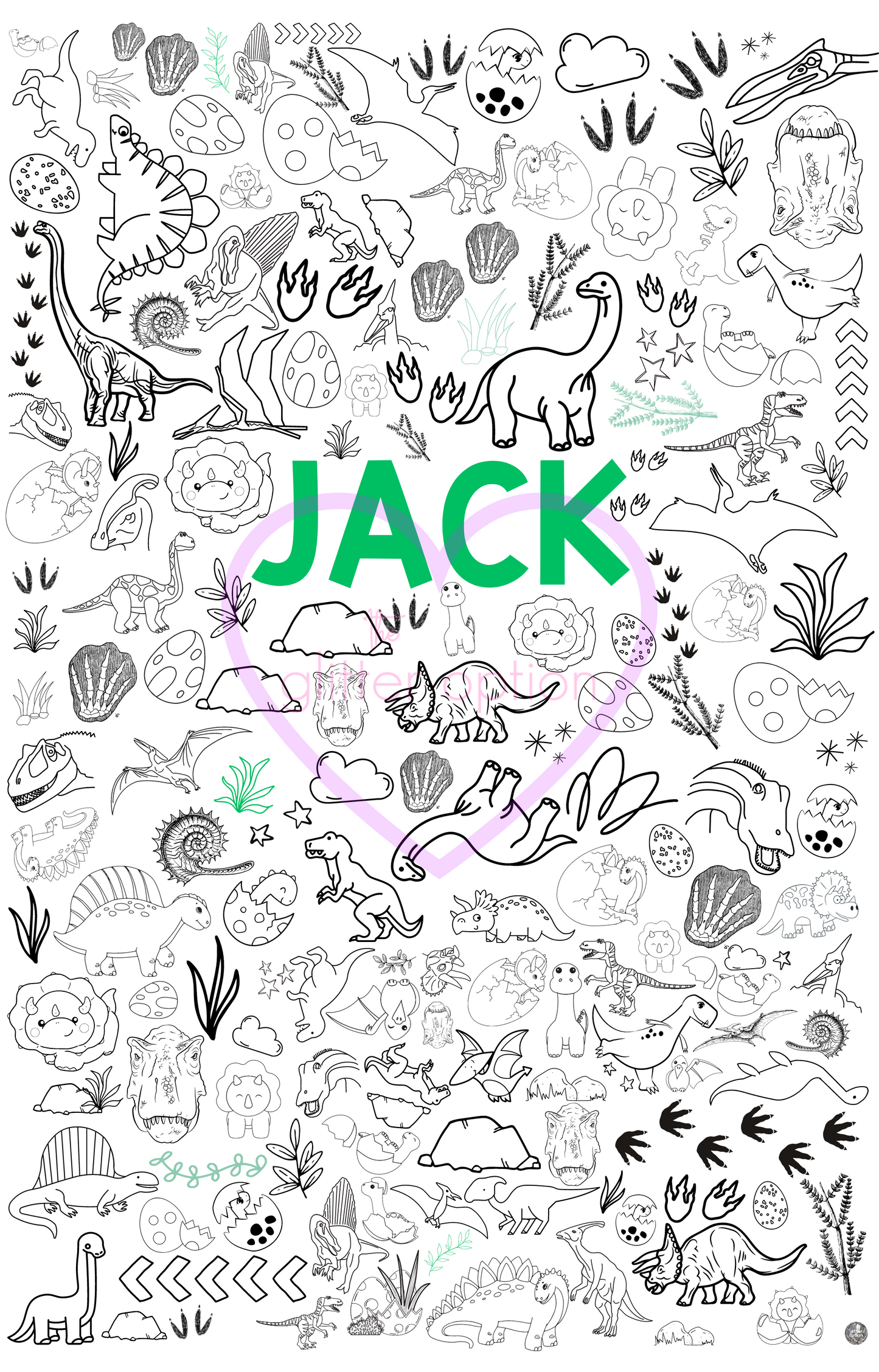dinosaur coloring page