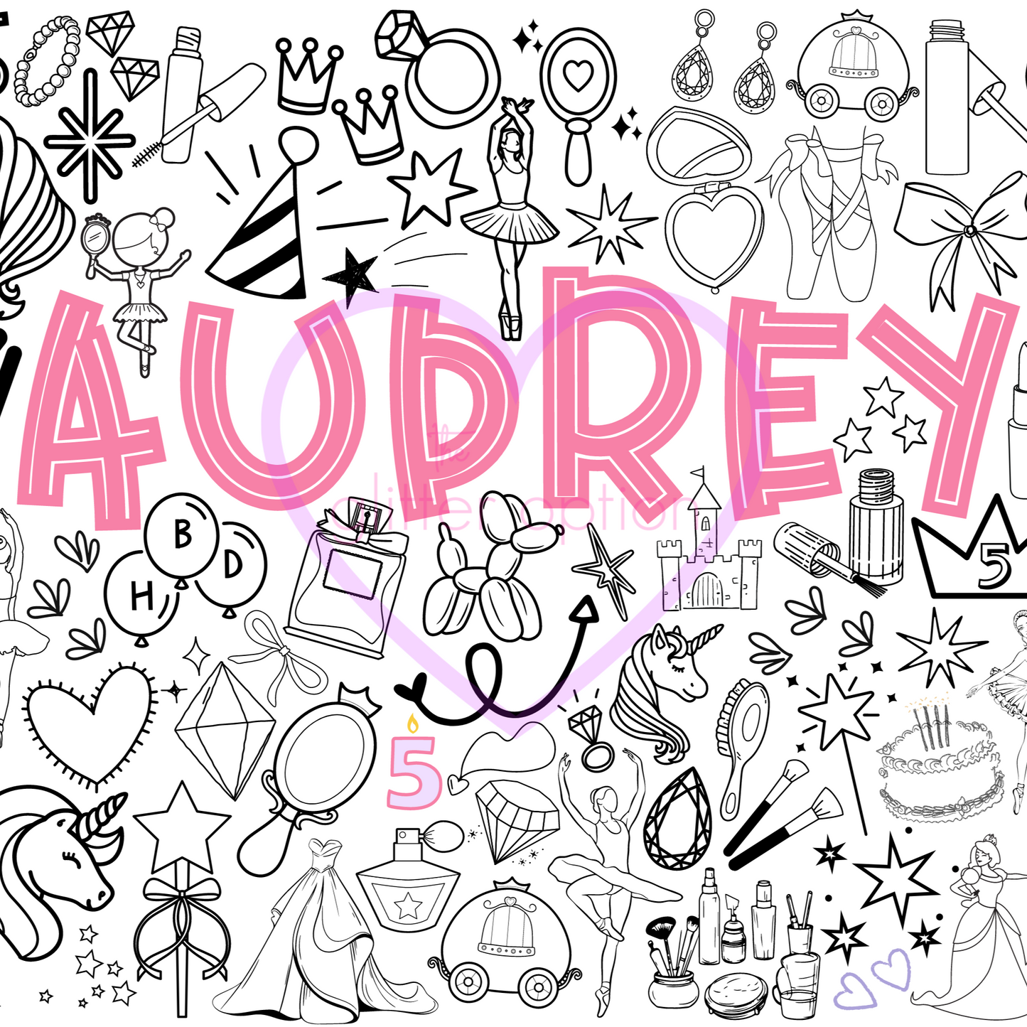 create your own coloring page