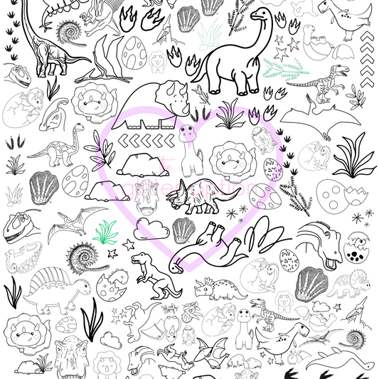 dinosaur coloring page