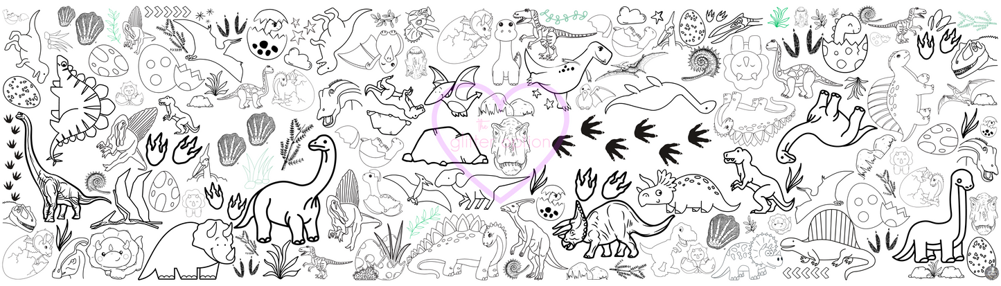 dinosaur coloring page