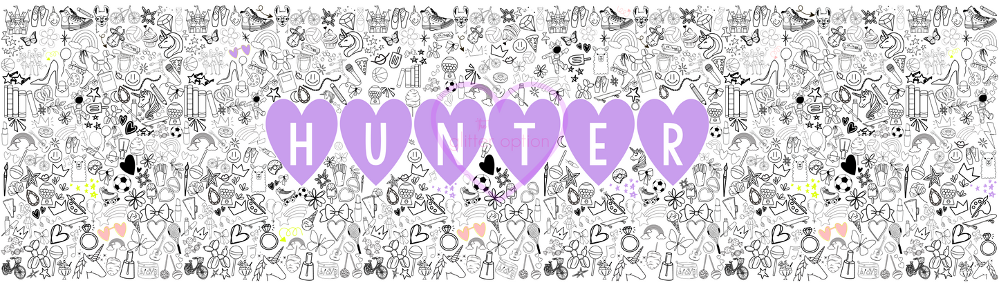 girly girl coloring page