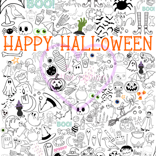 halloween coloring page