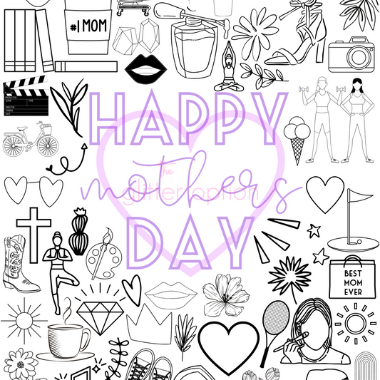 mothers day coloring page