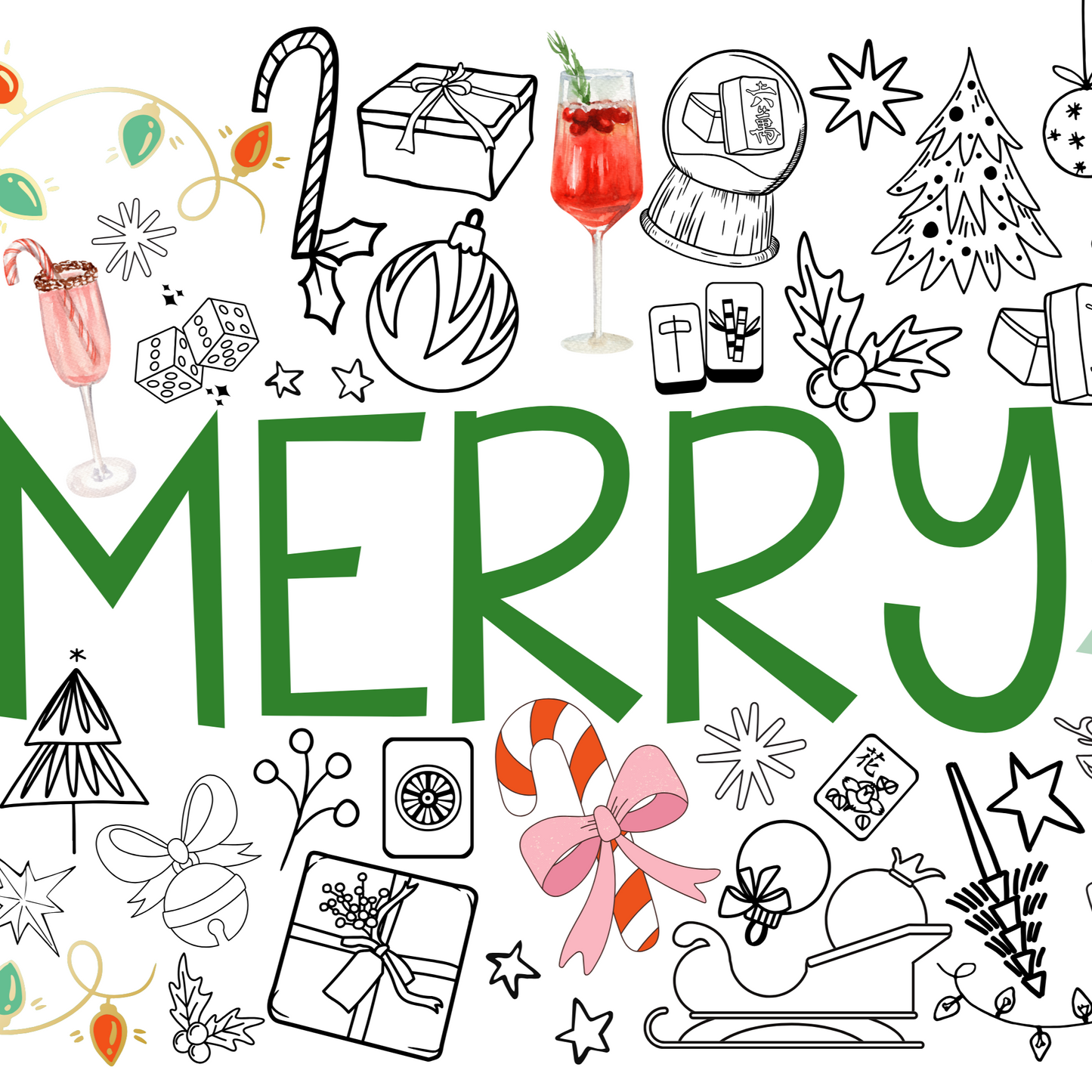 merry mahjong coloring runner