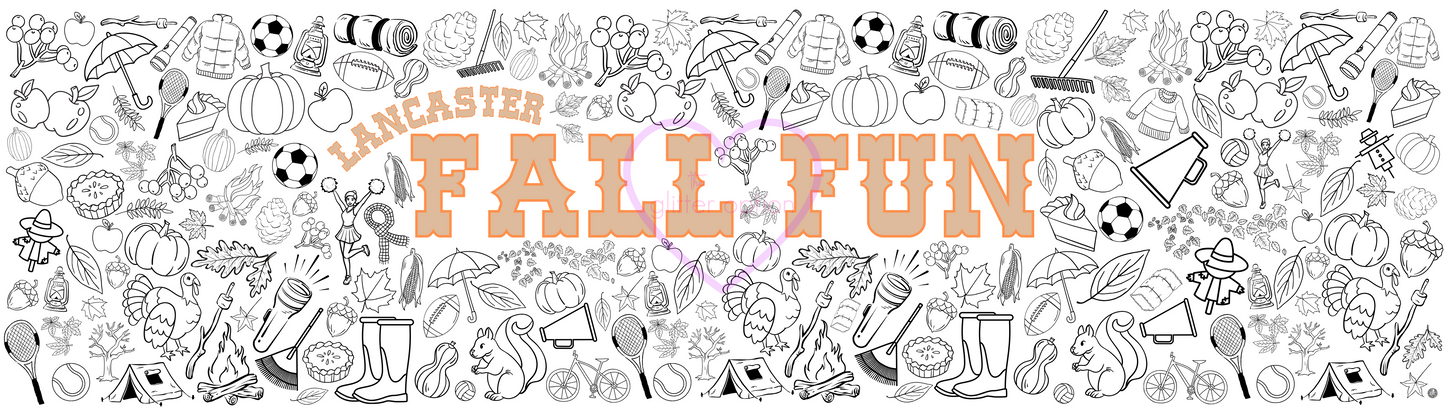 fall fun coloring page