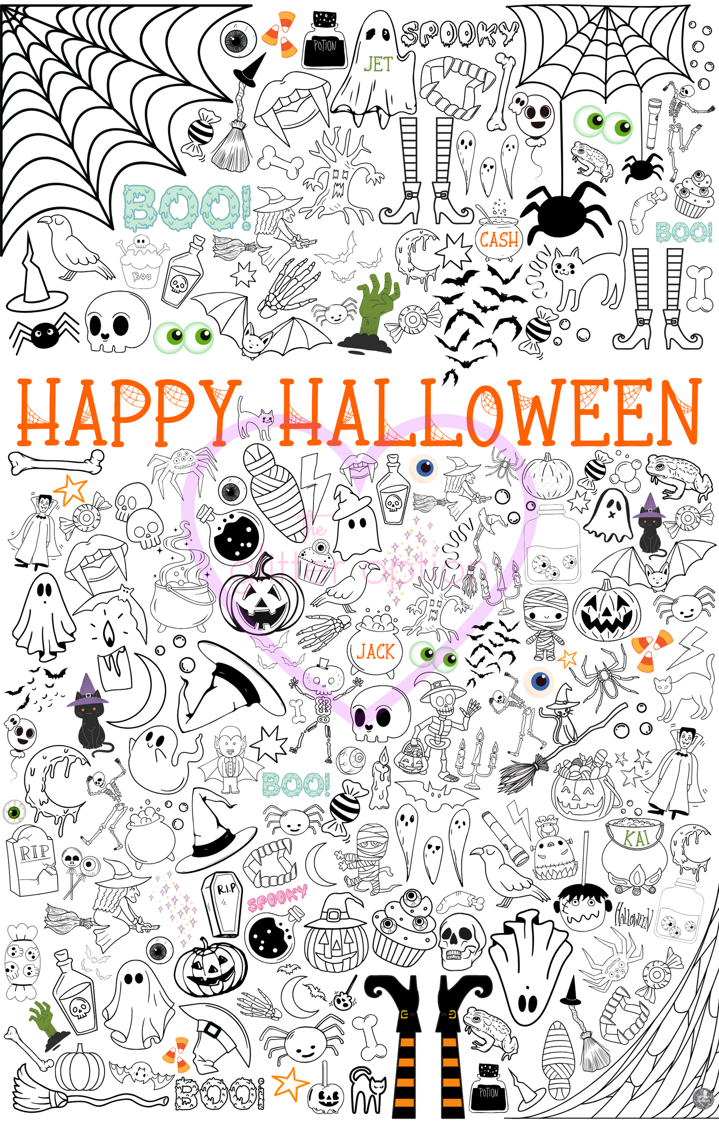 halloween coloring page