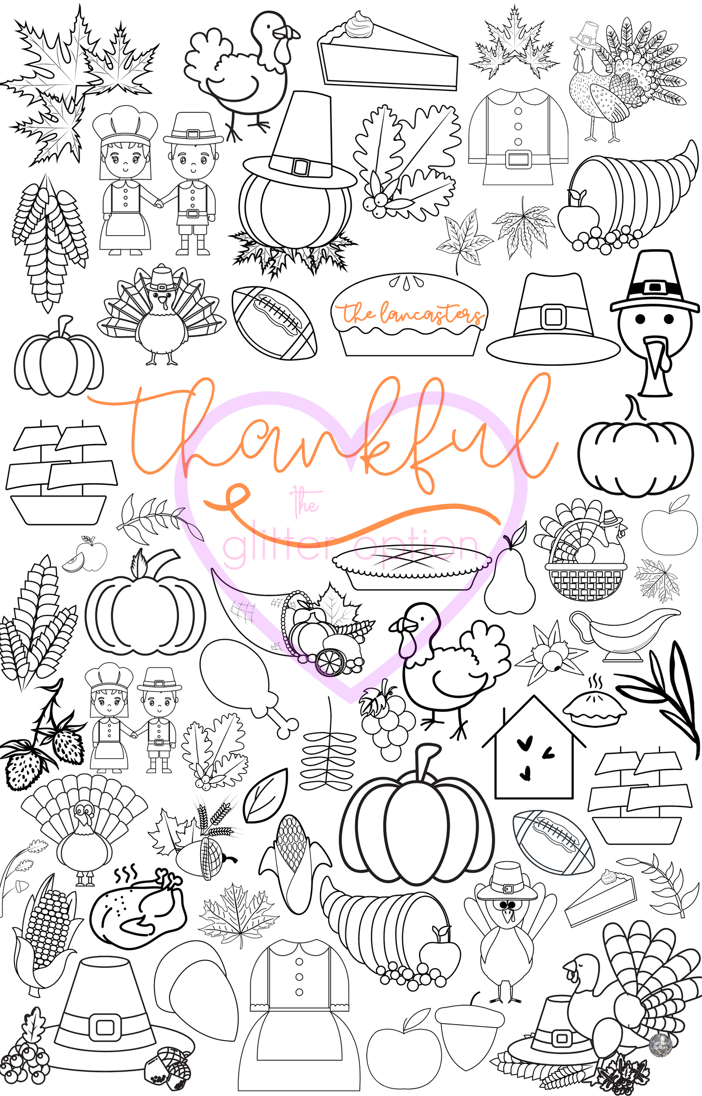 thanksgiving coloring page