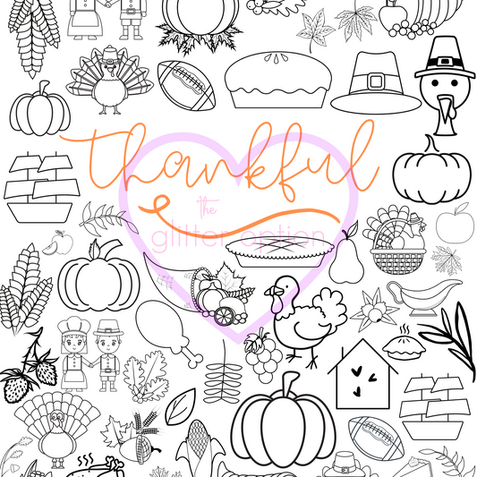thanksgiving coloring page