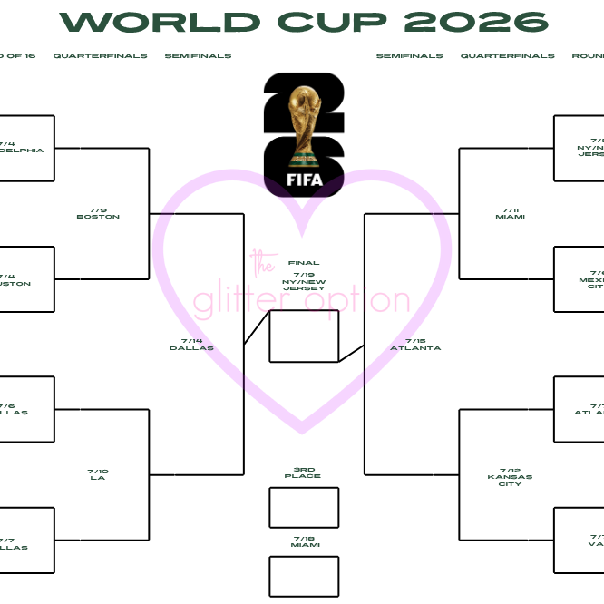 world cup brackets and coloring poster