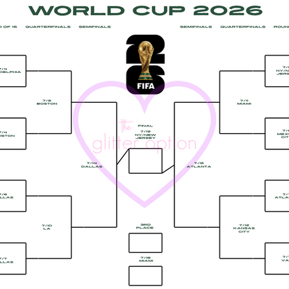 world cup brackets and coloring poster