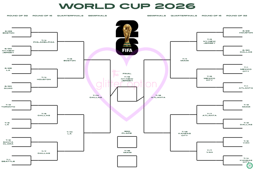 world cup brackets and coloring poster