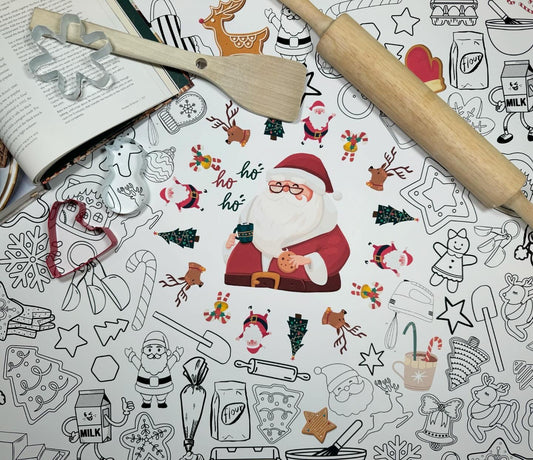 christmas cookie coloring page