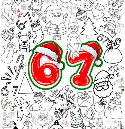 merry 6-7 christmas poster
