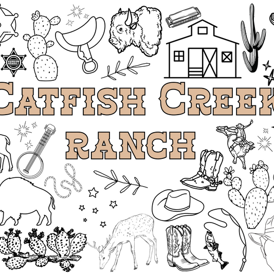 ranch coloring page