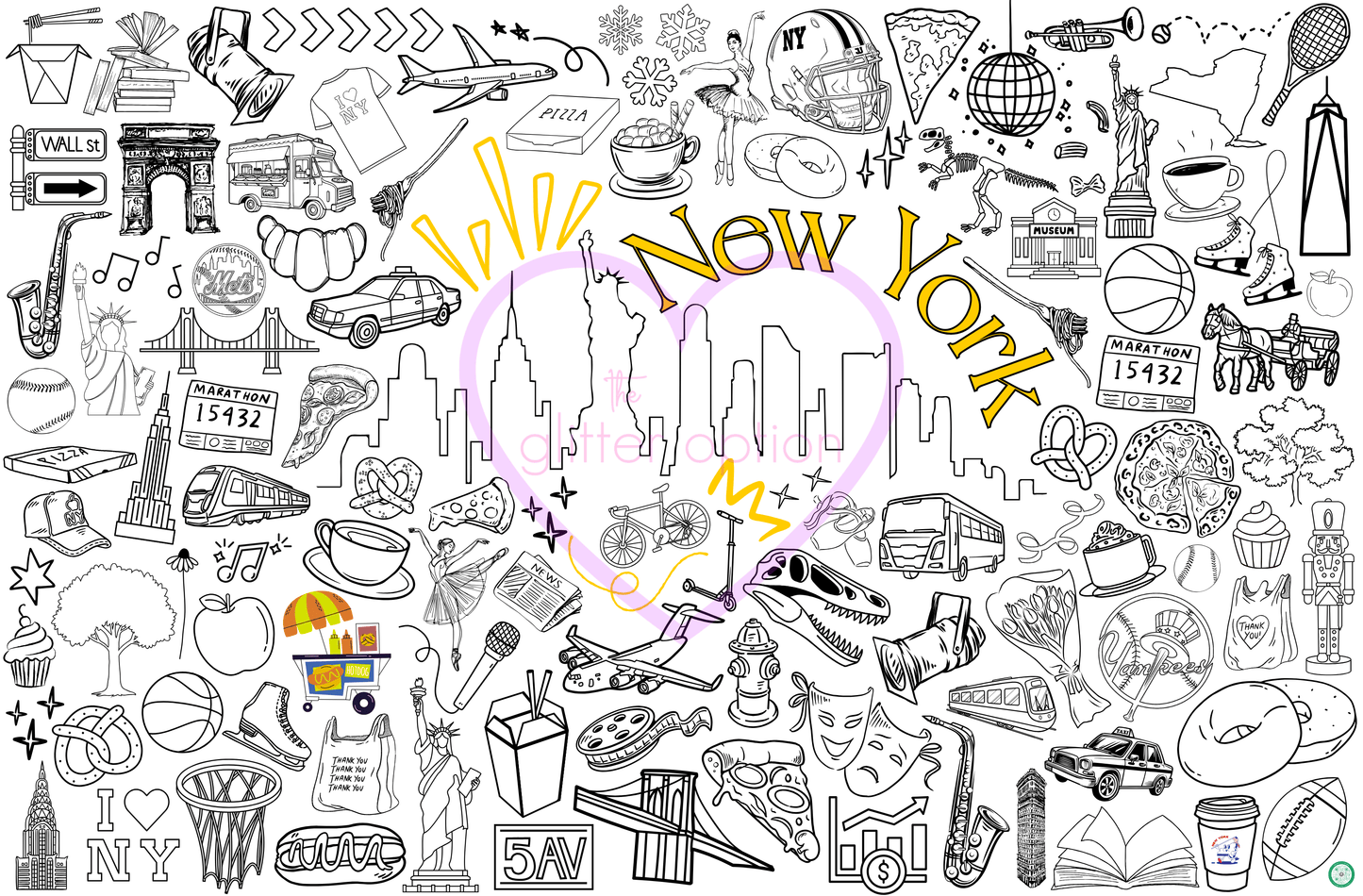 cities coloring page