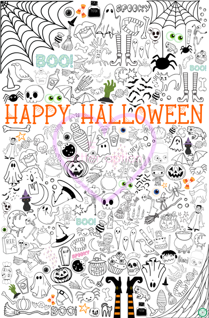 halloween coloring page