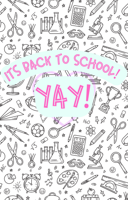 back to school poster