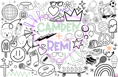 create your own coloring page