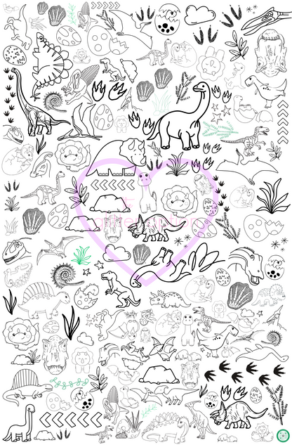 dinosaur coloring page